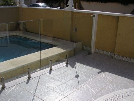Pool Fencing installation in Cabo Roig.