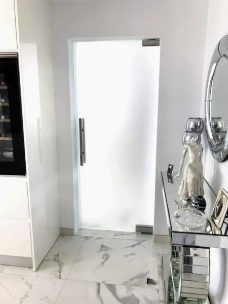 Glass door