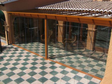 Glass Curtains and Roof installation in Calpe (Alicante North) 