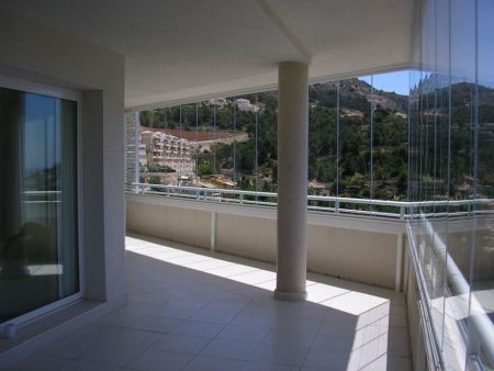 Glass Curtains installation in Altea Hills, (Alicante North)