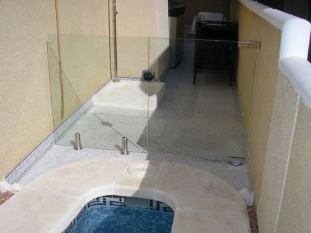 Pool Fencing installation in Cabo Roig.