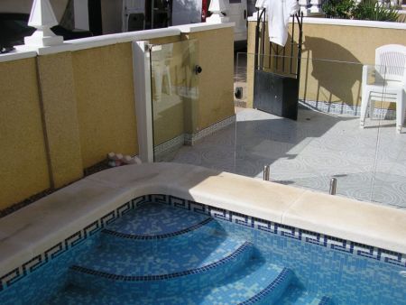 Pool Fencing installation in Cabo Roig.